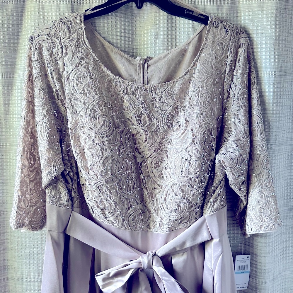 Alex Evenings dress, mother of the bride, high-low, plus size 20W, NWT